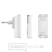 Solight 2x bezdrôtový zvonček, do zásuvky, 200m, biely, learning code Náhľad