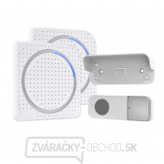Solight 2x bezdrôtový zvonček, do zásuvky, 200m, biely, learning code gallery main image
