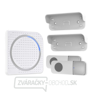 Solight bezdrôtový zvonček, 2 tlačidlá, do zásuvky, 200m, biely, learning code Solight bezdrôtový zvonček, 2 tlačidlá, do zásuvky, 200m, biely, learning code gallery main image