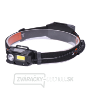 Solight LED čelové nabíjacie svietidlo, 3W + COB, 150 + 60lm, Li-ion Solight LED čelové nabíjacie svietidlo, 3W + COB, 150 + 60lm, Li-ion gallery main image