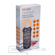 Solight kliešťový multimeter, max. AC 600V/600A, max. DC 600V, test diódy, bzučiak, odpor, teplota Náhľad