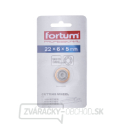 Koliesko rezacie ložiskové, 22x6x5mm, SK Náhľad