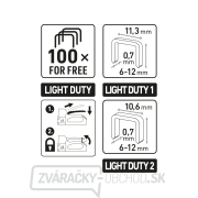 Pištole sponkovacie 3funkční, 6-12mm, vrátane 100ks spôn náhled