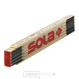 SOLA - H 2.4/12 - drevený skladací meter 2,4m