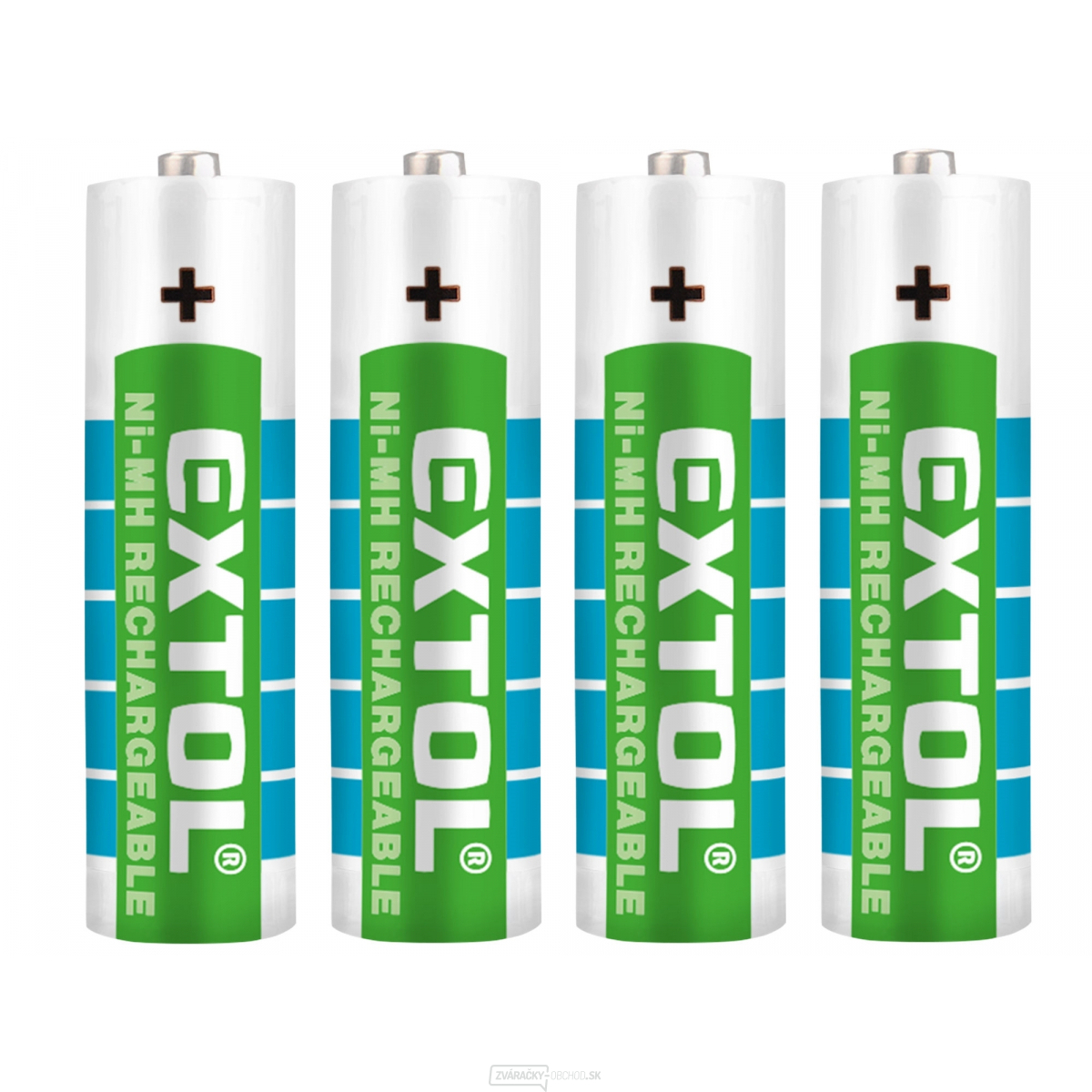 Batérie nabíjacie, 4ks, AA (HR6), 1,2V, 2400mAh, NiMh