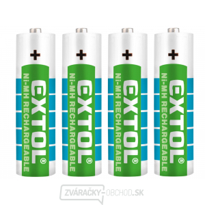 Batérie nabíjacie, 4ks, AA (HR6), 1,2V, 2400mAh, NiMh gallery main image