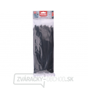 Pásky sťahovacie na káble EXTRA, čierne, 280x4,6mm, 100ks, nylon PA66 Pásky sťahovacie na káble EXTRA, čierne, 280x4,6mm, 100ks, nylon PA66 náhled