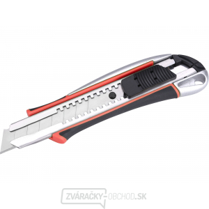 Nôž odlamovací kovový s výstuhou, 18mm Auto-lock Nôž odlamovací kovový s výstuhou, 18mm Auto-lock gallery main image