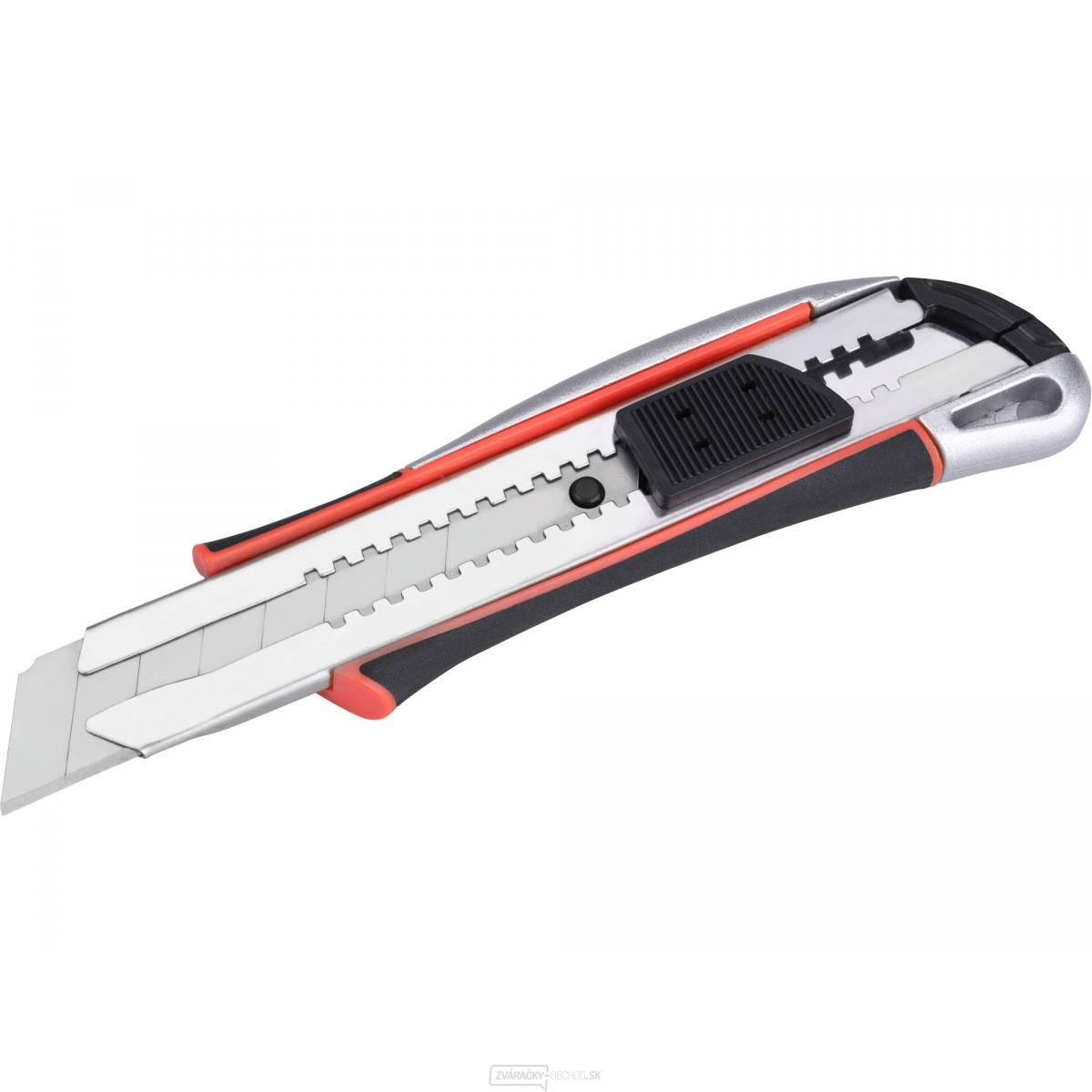 Nôž odlamovací kovový s výstuhou, 25mm Auto-lock