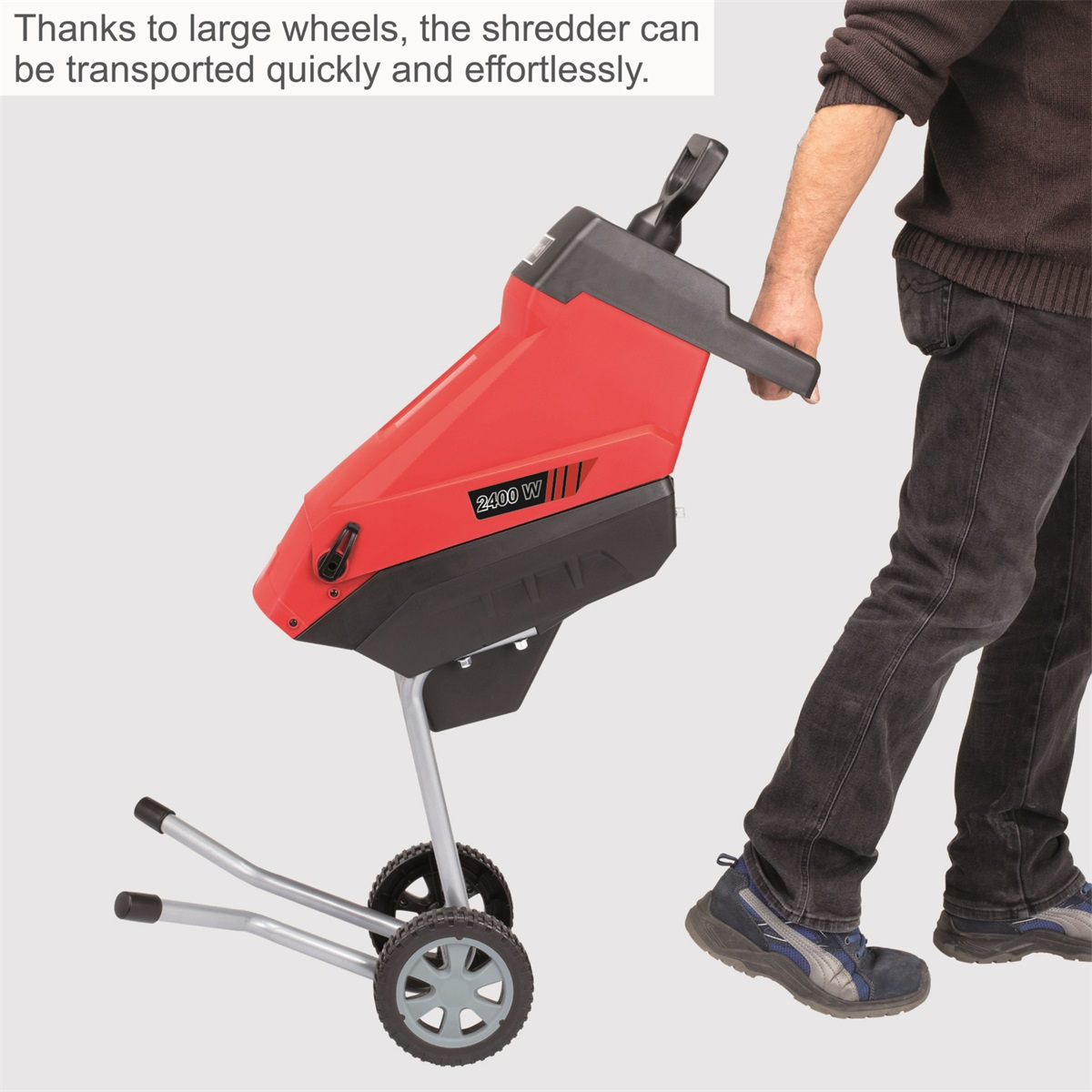 Scheppach GS 55 elektrický nožový drvič konárov 2400 W Náhľad
