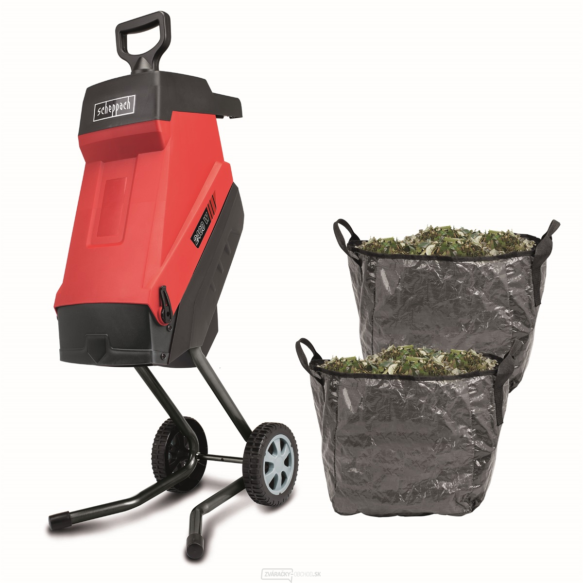 Scheppach GS 55 elektrický nožový drvič konárov 2400 W