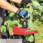 Scheppach GS 55 elektrický nožový drvič konárov 2400 W Náhľad