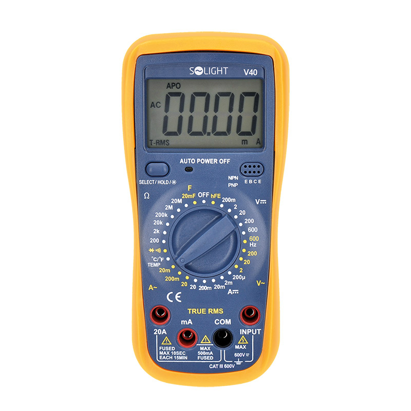 Solight profesionálny multimeter, true RMS V40