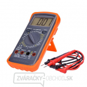 Solight multimeter, max. AC 600V/10A, max. DC 600V/10A, test diódy, bzučiak, hFE, kapacita, odpor Náhľad