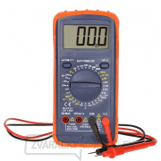 Solight multimeter, max. AC 600V/10A, max. DC 600V/10A, test diódy, bzučiak, hFE, kapacita, odpor Náhľad