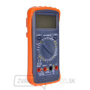 Solight multimeter, max. AC 600V/10A, max. DC 600V/10A, test diódy, bzučiak, hFE, kapacita, odpor náhled