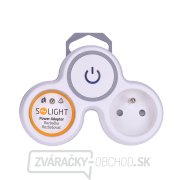 Solight rozbočka, 2x 10A, biela-šedá, vypínač Náhľad