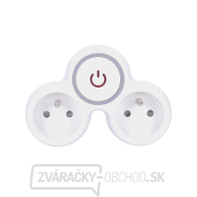 Solight rozbočka, 2x 10A, biela-šedá, vypínač Solight rozbočka, 2x 10A, biela-šedá, vypínač gallery main image