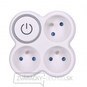 Solight rozbočka, 3x 10A, biela-šedá, vypínač Solight rozbočka, 3x 10A, biela-šedá, vypínač gallery main image