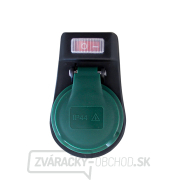 Solight zásuvka priebežná IP44, 16A, čierna, vypínač Solight zásuvka priebežná IP44, 16A, čierna, vypínač gallery main image