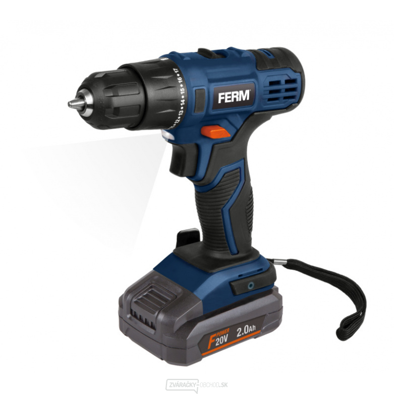 CDM1158 - Aku vŕtací skrutkovač Li-Ion 20V, 2.0Ah CDM1158 - Aku vŕtací skrutkovač Li-Ion 20V, 2.0Ah gallery main image