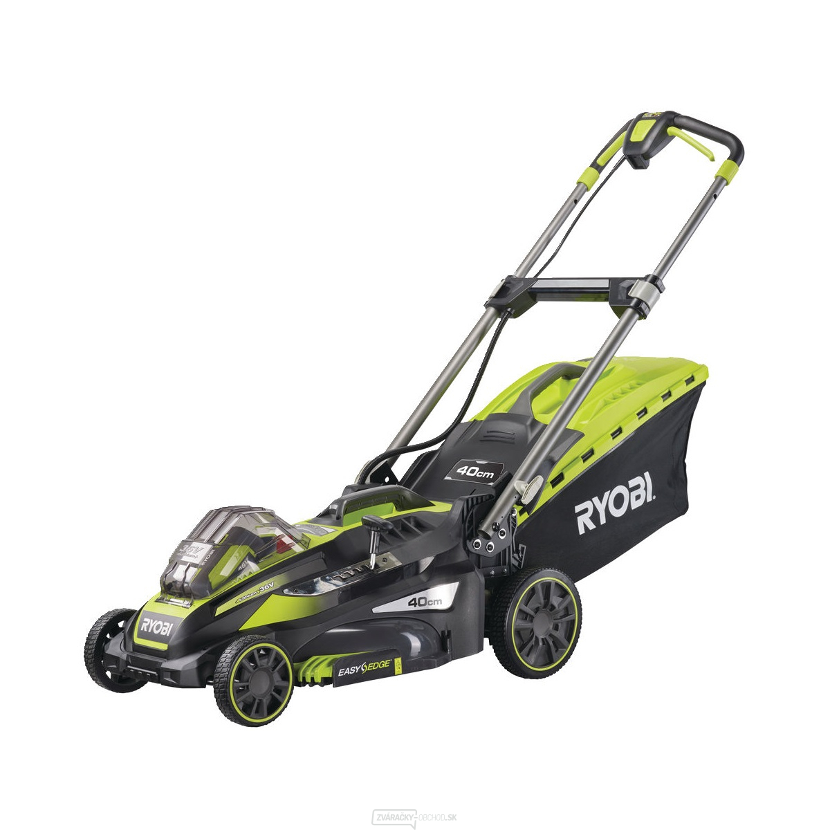 Ryobi RLM36X41H50P aku 36V trávna kosačka bez pojazdu + 1x 5Ah batéria + nabíjačka