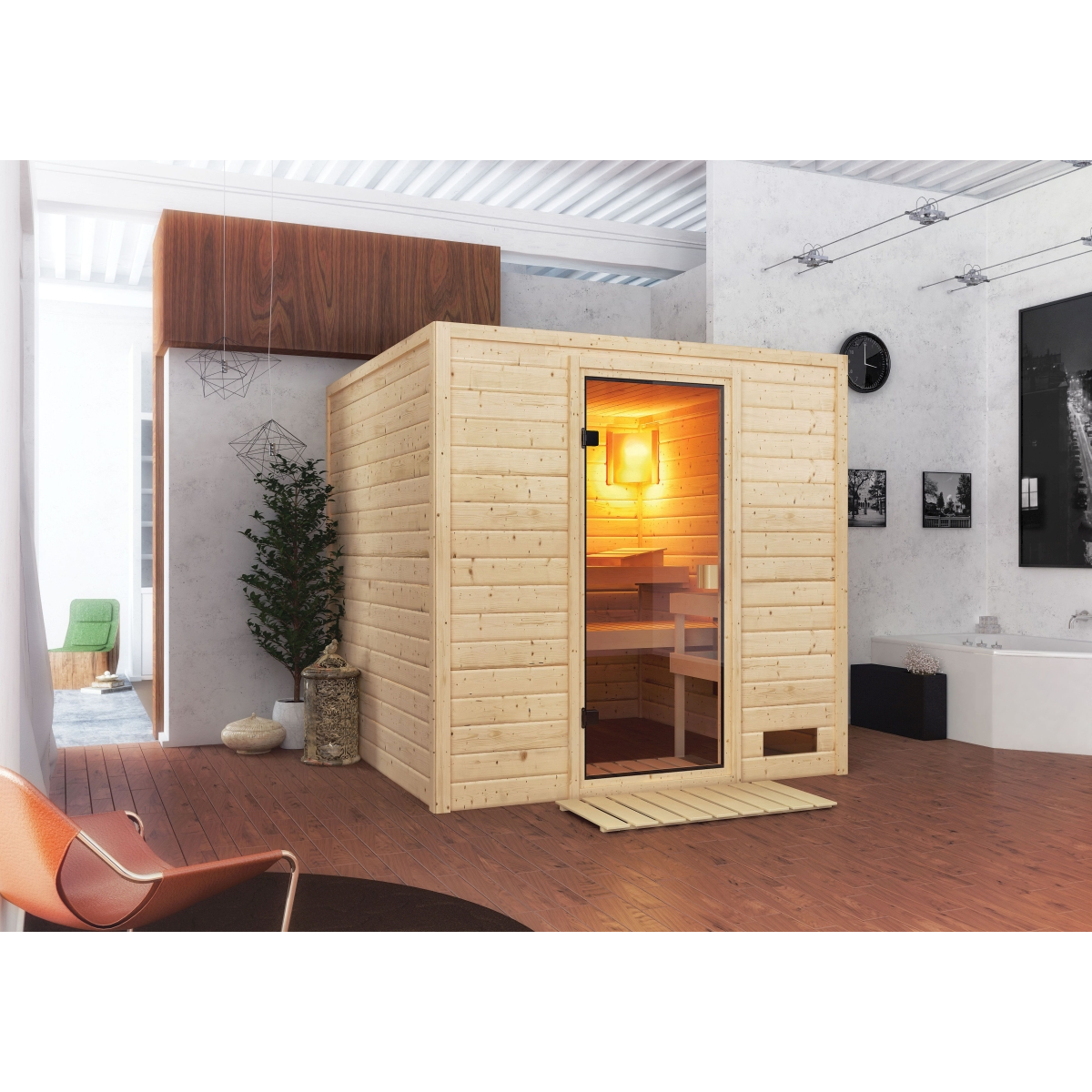 Fínska sauna KARIBU JARI (6172)