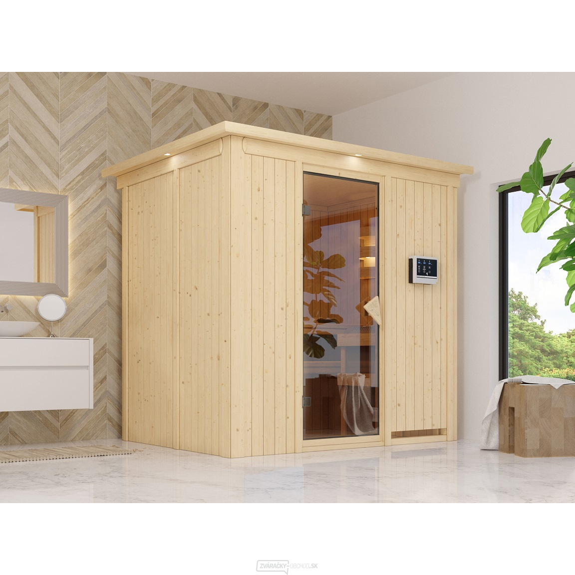 Fínska sauna KARIBU BODIN (47829)