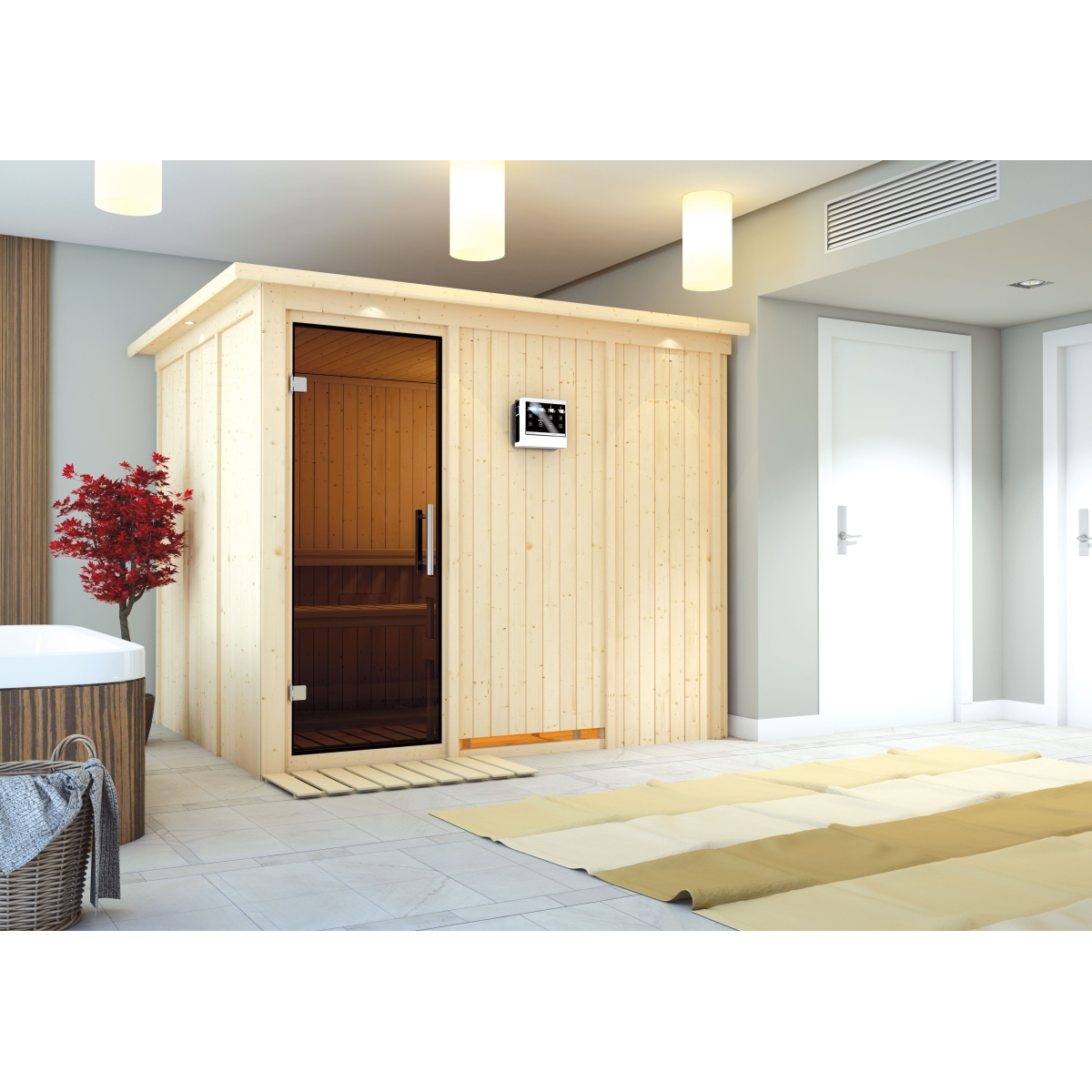 Fínska sauna KARIBU Gobin (59652)
