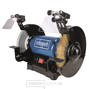 Scheppach SM 200 LB - dvojkotúčová brúska kotúč/kefa Scheppach SM 200 LB - dvojkotúčová brúska kotúč/kefa gallery main image