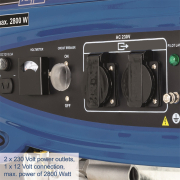 Scheppach SG 3200 Rámová elektrocentrála 2800 W s reguláciou AVR Náhľad
