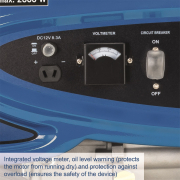 Scheppach SG 3200 Rámová elektrocentrála 2800 W s reguláciou AVR Náhľad