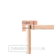 drevený domček KARIBU Dalin 1 (45281) natur náhled