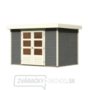 drevený domček KARIBU Askola 4 (91430) tm. šedý gallery main image