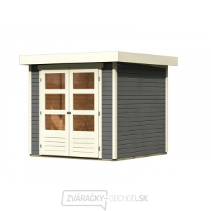 Drevený domček KARIBU Askola 2 (82901) tm. šedý gallery main image