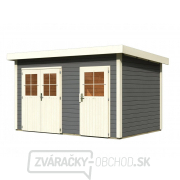 drevený domček KARIBU TINTRUP (83140) tm. šedý gallery main image