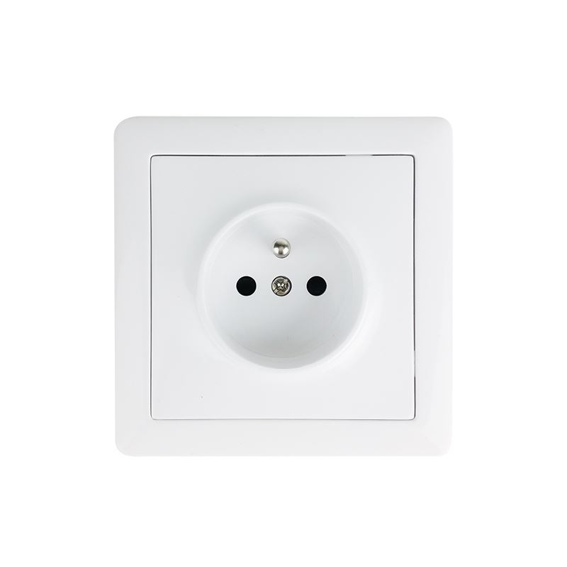Zásuvka Solight Slim, biela
