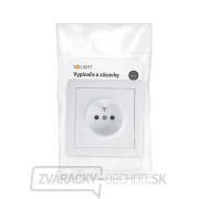 Zásuvka Solight Slim, biela Náhľad