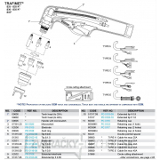 PT20C PT25C Plasma 34/54 kompressor/41 S25-S25K S30-S35K S45 Vonkajšia hubica K 4 otvory Náhľad