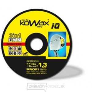 KOWAX Rezný kotúč IQ 3v1 125 x 1,3 x 22,2mm