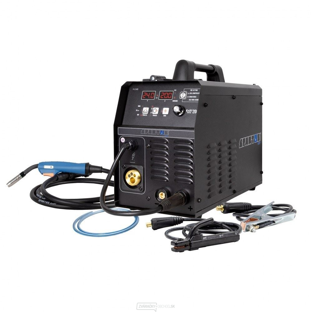 Zvárací poloautomat invertor EasyMIG 200 s horákom SPE 150/3m