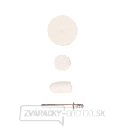 Kotúče plstené leštiace, sada 120ks Náhľad