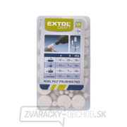 Kotúče plstené leštiace, sada 120ks náhled