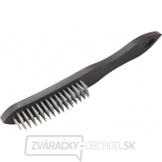 Kefa oceľový, 4řadý, 290mm Kefa oceľový, 4řadý, 290mm gallery main image