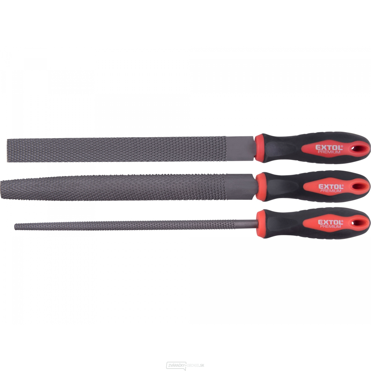 Rašple, sada 3ks, 250mm, sek 2, sada obsahuje rašple: plochou, úsečová a kruhovou Rašple, sada 3ks, 250mm, sek 2, sada obsahuje rašple: plochou, úsečová a kruhovou gallery main image