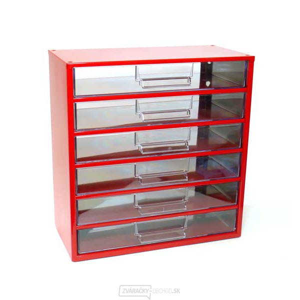 MARS - závesná skrinka - 6I - červená