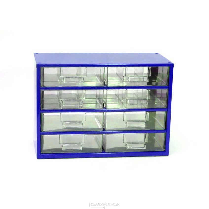 MARS - závesná skrinka - 8H - modrá