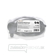 Solight predlžovací prívod - spojka, 1 zásuvka, 5m, 3 x 1,5mm2, gumová, čierna Náhľad