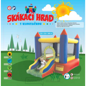 Nafukovací skákací hrad 2,8x2,1x2,1m Nafukovací skákací hrad 2,8x2,1x2,1m gallery main image