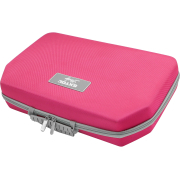 Vŕtací skrutkovač aku s príklepom, ružový, 12V Li-ion, 2000mAh, v kufri s náradím, sada 27ks náhled